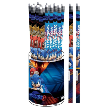  Sonic a sündisznó Hype Man HB grafit ceruza radír véggel ceruza
