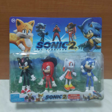 SONIC a sündisznó játékfigura szett, 4db-os játékfigura