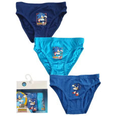  Sonic a sündisznó Run gyerek fehérnemű, alsó 3 darab/csomag