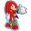 Sonic, a sündisznó Sonic a sündisznó Knuckles fólia lufi 66 cm