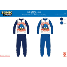 Sonic jersey pamut pizsama