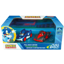  Sonic Shadow visszahúzható autókészlet autópálya és játékautó