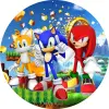  Sonic témájú tortaostya,ostyakép