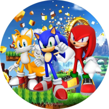  Sonic témájú tortaostya,ostyakép sütés és főzés