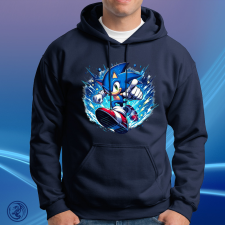  Sonic Unisex Kapucnis pulóver ajándéktárgy