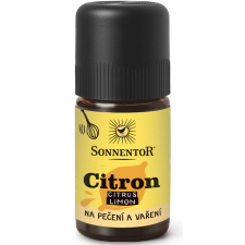 Sonnentor citrom illóolaj sütéshez és főzéshez, BIO, 5 ml olaj és ecet