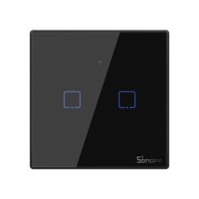 Sonoff Érintőfénykapcsoló WiFi + RF 433 T3 EU TX (2 csatornás) okos kiegészítő