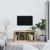 Sonoma tölgyszínű szerelt fa tv-szekrény 100 x 35 x 40 cm