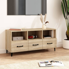  Sonoma tölgyszínű szerelt fa TV-szekrény 102 x 35 x 50 cm bútor