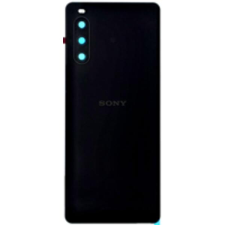 Sony A5061070A Gyári akkufedél hátlap - burkolati elem Sony Xperia 10 IV, fekete mobiltelefon, tablet alkatrész