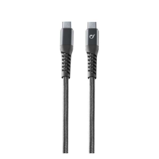 Sony CELLULARLINE adatkábel és töltő (Type-C - Type-C, gyorstöltés támogatás, 120cm, kevlár borítás, M... kábel és adapter