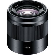 Sony E 50mm f/1.8 OSS objektív - Fekete objektív