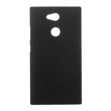 Sony Műanyag telefonvédő (gumírozott) FEKETE Sony Xperia L2 (H4311) tok és táska