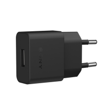 Sony UCH20 hálózati töltő USB aljzat (5V/1.5A, gyorstöltő, 7.5W) FEKETE mobiltelefon kellék