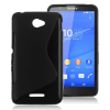 Sony Xperia E4 E2105, Szilikon tok, S-Case, fekete