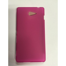 Sony Xperia M2 D2305 pink rózsaszín matt szilikon tok tok és táska