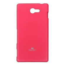 Sony Xperia M2/M2 Aqua D2305/D2403, Szilikon tok, S-Case, rózsaszín tok és táska
