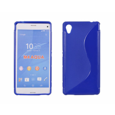 Sony Xperia M4 Aqua E2303, Szilikon tok, S-Case, kék tok és táska