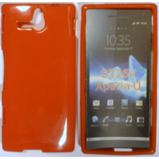 Sony Xperia U ST25i, Szilikon tok, S-Case, piros tok és táska