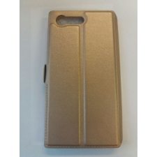 Sony Xperia X Compact arany szilikon keretes könyvtok tok és táska