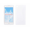 Sony Xperia Z3 D6603, Szilikon tok, S-Case, fehér
