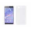 Sony Xperia Z3 Mini D5803, Szilikon tok, S-Case, fehér