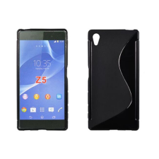 Sony Xperia Z5 E6603, Szilikon tok, S-Case, fekete tok és táska