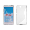 Sony Xperia Z C6603, Szilikon tok, S-Case, átlátszó