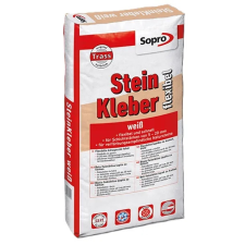 Sopro steinkleber flexibilis kőragasztó 25kg fehér glett, gipsz, csemperagasztó, por
