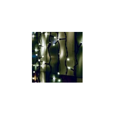  Sorolható fényfüggöny, 204LED, fehér, kültéri karácsonyfa izzósor