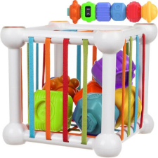 Sorter - sensory cube Kruzzel 20377 kreatív és készségfejlesztő