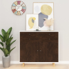  Sötét tölgyszínű öntapadó PVC bútorfólia 500 x 90 cm