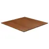  sötétbarna kezelt tömör tölgyfa négyzet asztallap 90x90x1,5cm