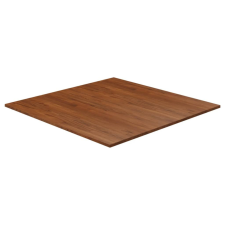  sötétbarna kezelt tömör tölgyfa négyzet asztallap 90x90x1,5cm bútor