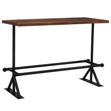  sötétbarna újrahasznosított fa bárasztal 150 x 70 x 107 cm bútor