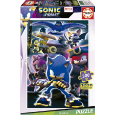 Sötétben világító Sonic Prime puzzle 300 darabos puzzle, kirakós
