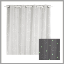  Sötétben világító sötétítő függöny ZTN127372B lakástextília