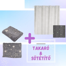  Sötétben világító takaró csillagokkal + Sötétben világító függöny STSF1 lakástextília