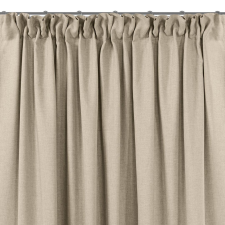 Sötétítő függöny CARMENA szín bézsszínű stílus klasszikus sárkány függönybehúzó szalag átlátszó 5 cm fonott 140x245 HOMEDE lakástextília