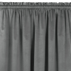  Sötétítő függöny VILA szín grafitszürke stílus klasszikus bújtató 5 cm, 3 cm-es takaró redővel bársony 265x270 HOMEDE