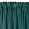  Sötétítő függöny VILA szín tengerzöld stílus klasszikus sárkány függönybehúzó szalag átlátszó 10 cm, 3 cm-es takaró redővel bársony 530x175 HOMEDE
