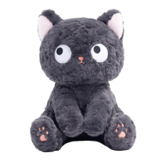  Sötétszürke Cuki Plüss Cica plüssfigura