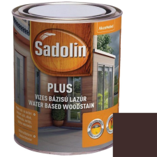  SÖTÉTTÖLGY - SADOLIN PLUS VIZES BÁZISÚ VASTAGLAZÚR - 0,75L favédőszer és lazúr