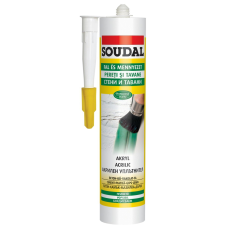 Soudal - Akryl fehér/280ml/Soudal purhab, tömítő, tapasz