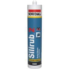 Soudal Silirub 2 neutrális fehér 300ml barkácsolás, csiszolás, rögzítés