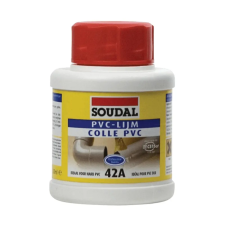 Soudal SOUDAL 42A PVC cső ragasztó, 250ml hűtés, fűtés szerelvény