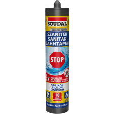 Soudal szaniter szilikon Stop, ecetsavas manhattan 280ml építőanyag