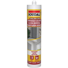 Soudal szilikon univerzális ecetsavas barna 280ml barkácsolás, csiszolás, rögzítés