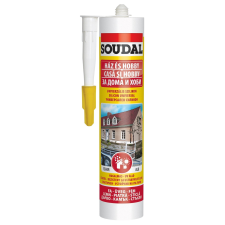 Soudal Univerzális szilikon Soudal fekete 280 ml barkácsolás, csiszolás, rögzítés