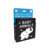 Sourcebooks Baby Animals: A High-Contrast Crinkle Fabric Stroller Book for Babies | MORA JULISSA